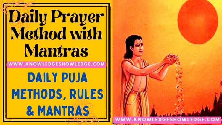 Daily Prayer Method with Rules and Mantras